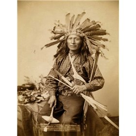Little, the instigator of Indian Revolt at Pine Ridge, 1890 I - Cuadrostock