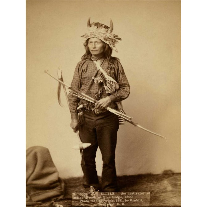 Little, the instigator of Indian Revolt at Pine Ridge, 1890 II - Cuadrostock