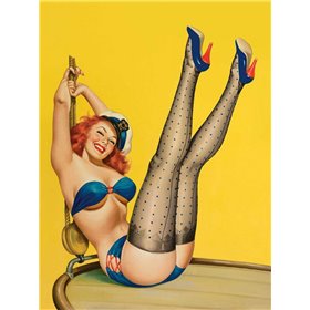 Mid-Century Pin-Ups - Flirt Magazine - Sailor Girl - Cuadrostock