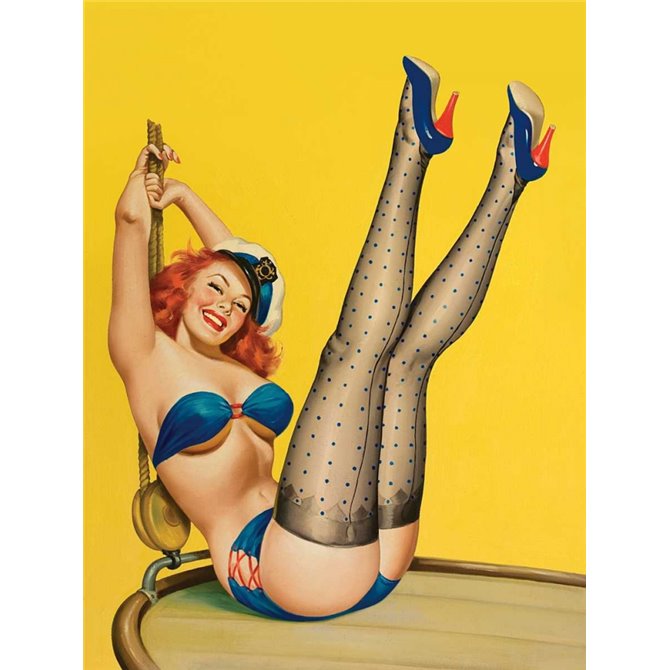 Mid-Century Pin-Ups - Flirt Magazine - Sailor Girl - Cuadrostock