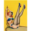 Mid-Century Pin-Ups - Flirt Magazine - Sailor Girl - Cuadrostock