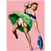 Mid-Century Pin-Ups - Wink Magazine - Strong Wind - Cuadrostock