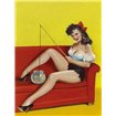 Mid-Century Pin-Ups - Joker Magazine - Fishin n funny - Cuadrostock