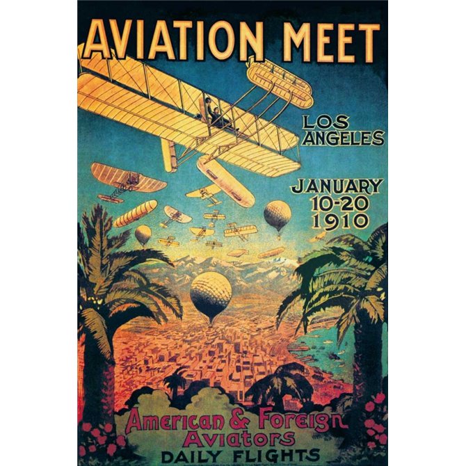 Aviation Meet in Los Angeles - Cuadrostock