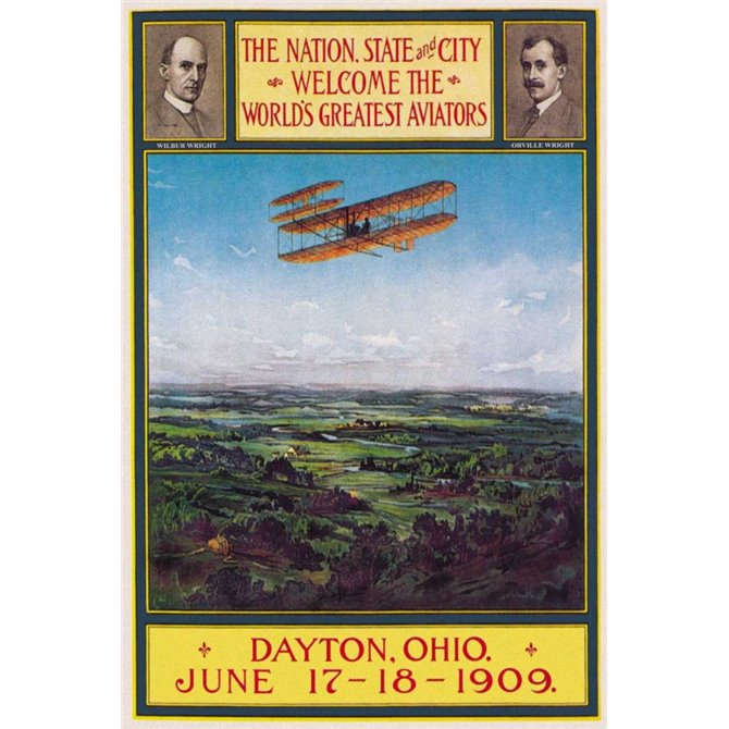 Dayton, Ohio Welcomes the Wright Brothers - Cuadrostock