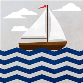 Chevron Sailing I - Cuadrostock