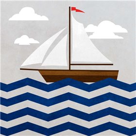 Chevron Sailing II - Cuadrostock
