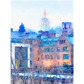 Watercolor New York - Cuadrostock