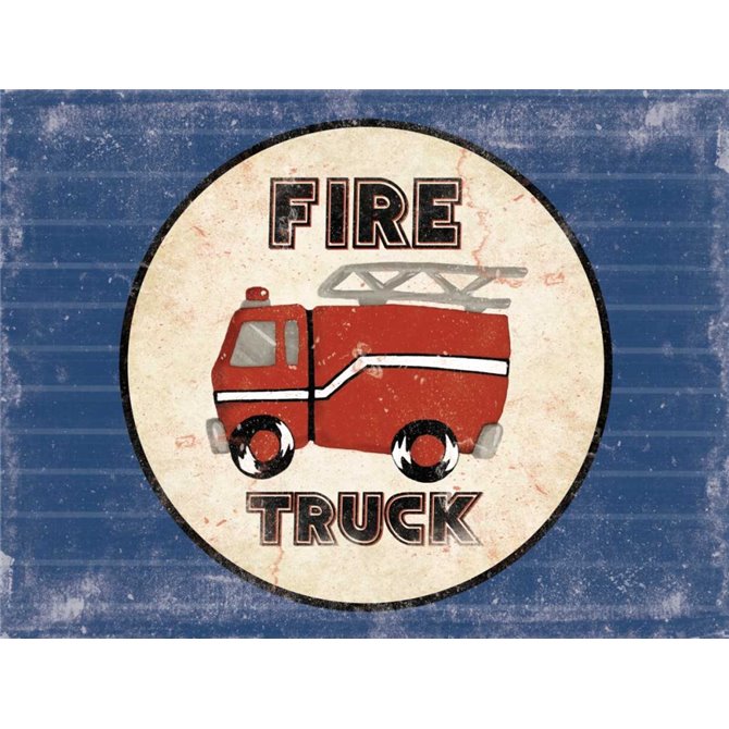 Fire Truck Blues - Cuadrostock
