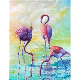 Flamingo Family 1 - Cuadrostock