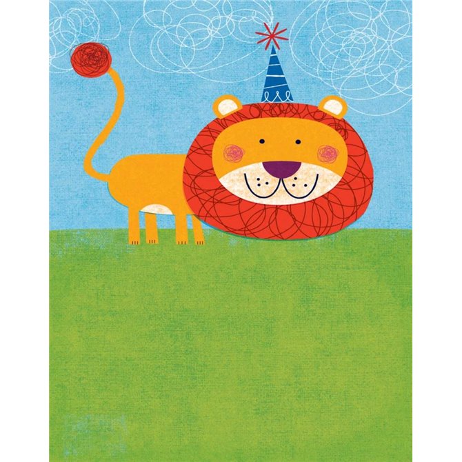 Birthday Lion - Cuadrostock