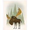 Forest Moose - Cuadrostock