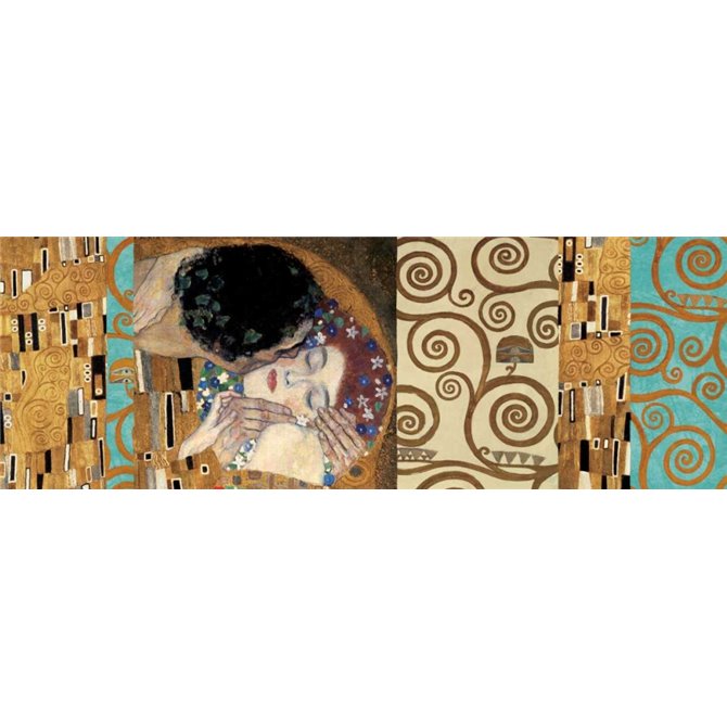 Klimt II 150th Anniversary - The Kiss - Cuadrostock