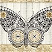 Damask Butterfly 1 - Cuadrostock