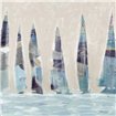 Muted Sail Boats Square I - Cuadrostock