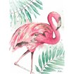 Watercolor Leaf Flamingo II - Cuadrostock