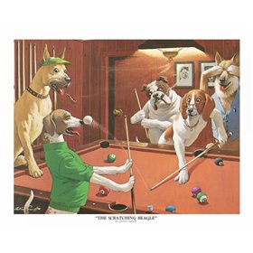 The Scratching Beagle - Cuadrostock