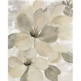 White on White Floral II Crop Neutral - Cuadrostock