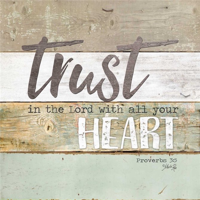Trust in the Lord - Cuadrostock