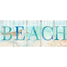 Beach Sandpiper Sign - Cuadrostock