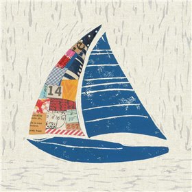 Nautical Collage IV on Linen - Cuadrostock