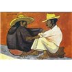 Pareja Indigena - Cuadrostock