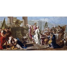 The Sacrifice of Polyxena at The Tomb of Achilles - Cuadrostock