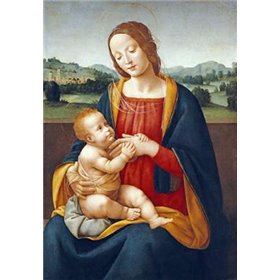 Madonna and Child Before a Landscape - Cuadrostock