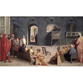 San Bernardino of Siena Preaching - Cuadrostock