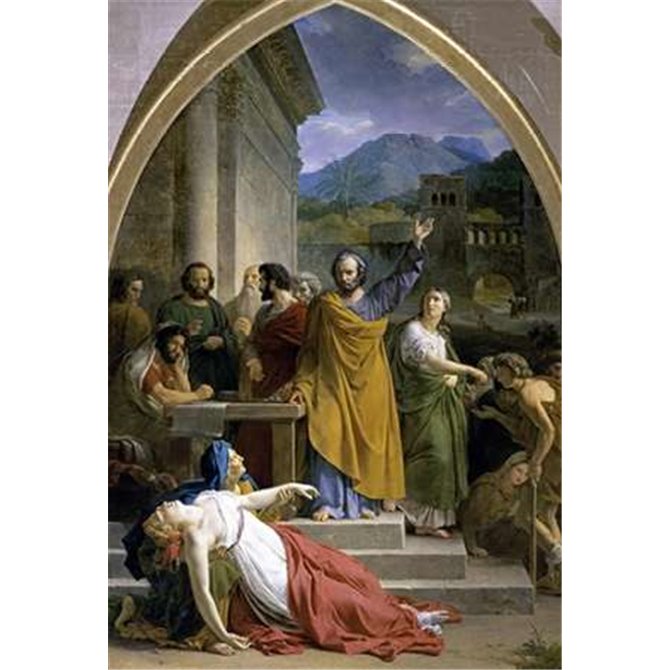 Death of Sapphira - Cuadrostock