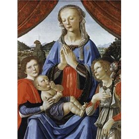 Madonna and Child With Saints - Cuadrostock