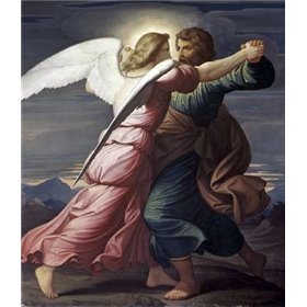 Jacob Wrestles with an Angel - Cuadrostock
