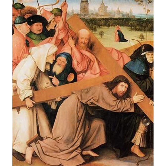 Museumist Carrying The Cross - Cuadrostock