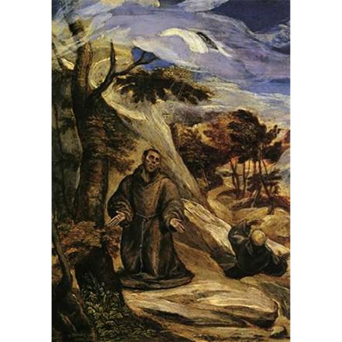 Saint Francis Receiving The Stigmata - Cuadrostock