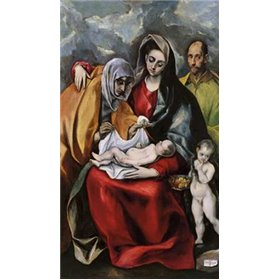 The Holy Family With Saint Anne - Cuadrostock