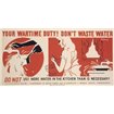 Do not use more water in the kitchen than is necessary - Cuadrostock