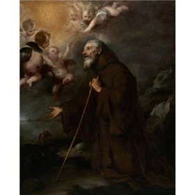 The Vision of Saint Francis of Paola - Cuadrostock