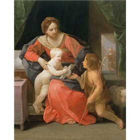 Virgin and Child with Saint John the Baptist - Cuadrostock