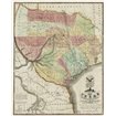 Map of Texas with parts of the adjoining states, 1837 - Cuadrostock