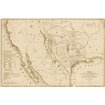 Map of Texas and the countries adjacent, 1844 - Decorative Sepia - Cuadrostock