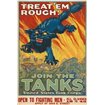 Treat em Rough - Join the Tanks, 1917 - Cuadrostock