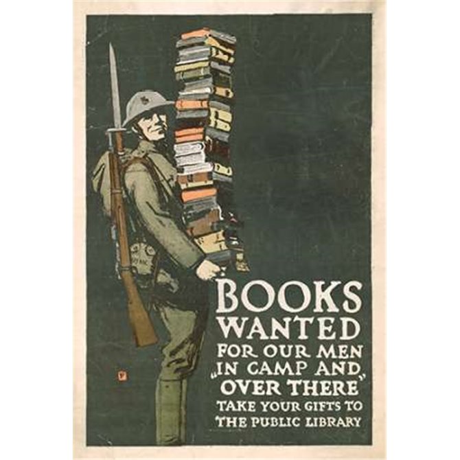 Books Wanted for our Men in Camp and Over There, 1918/1923 - Cuadrostock