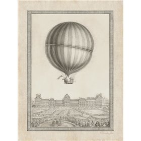 Balloon Over Paris - Cuadrostock