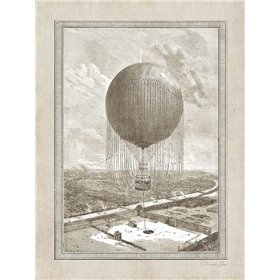 Balloon Over The Seine - Cuadrostock