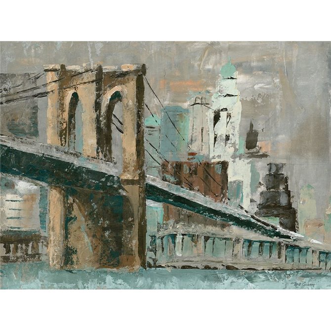 Brooklyn Bridge Cityscape - Cuadrostock