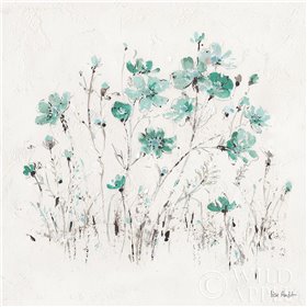 Wildflowers II Turquoise - Cuadrostock