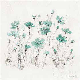 Wildflowers III Turquoise - Cuadrostock