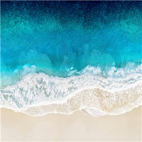 Aqua Ocean Waves II - Cuadrostock