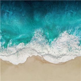 Aqua Ocean Waves IV - Cuadrostock