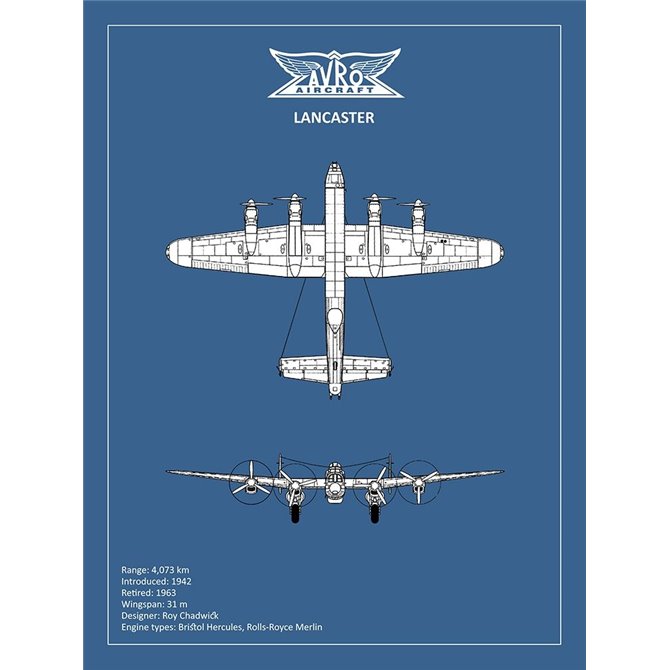 BP Avro Lancaster  - Cuadrostock
